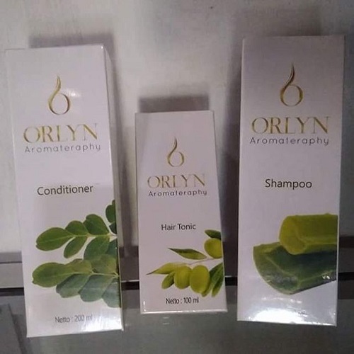 Jual Orlyn Conditioner Aromateraphy Untuk Rambut Hitam Berkilau